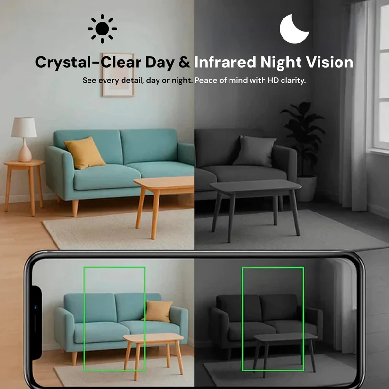 Mini Wifi Camera 1080P Met Audio Nachtzicht Bewegingsdetectie | Sansoti