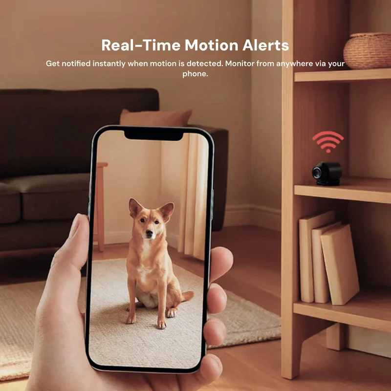 Mini Wifi Camera 1080P Met Audio Nachtzicht Bewegingsdetectie | Sansoti