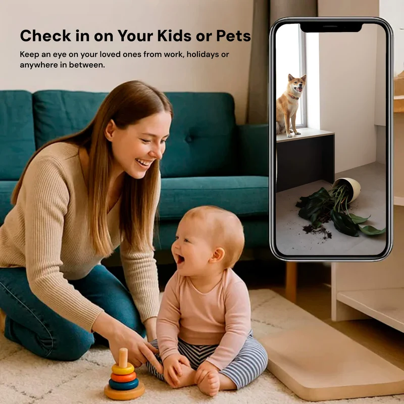 Mini Wifi Camera 1080P Met Audio Nachtzicht Bewegingsdetectie | Sansoti