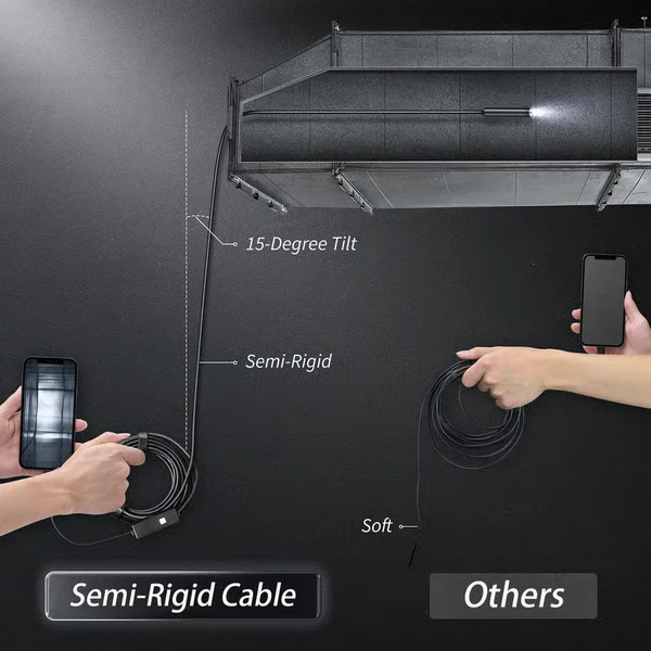 Inspectiecamera Telefoon 1080P HD 5 Meter Kabel LED Endoscoop | Sansoti