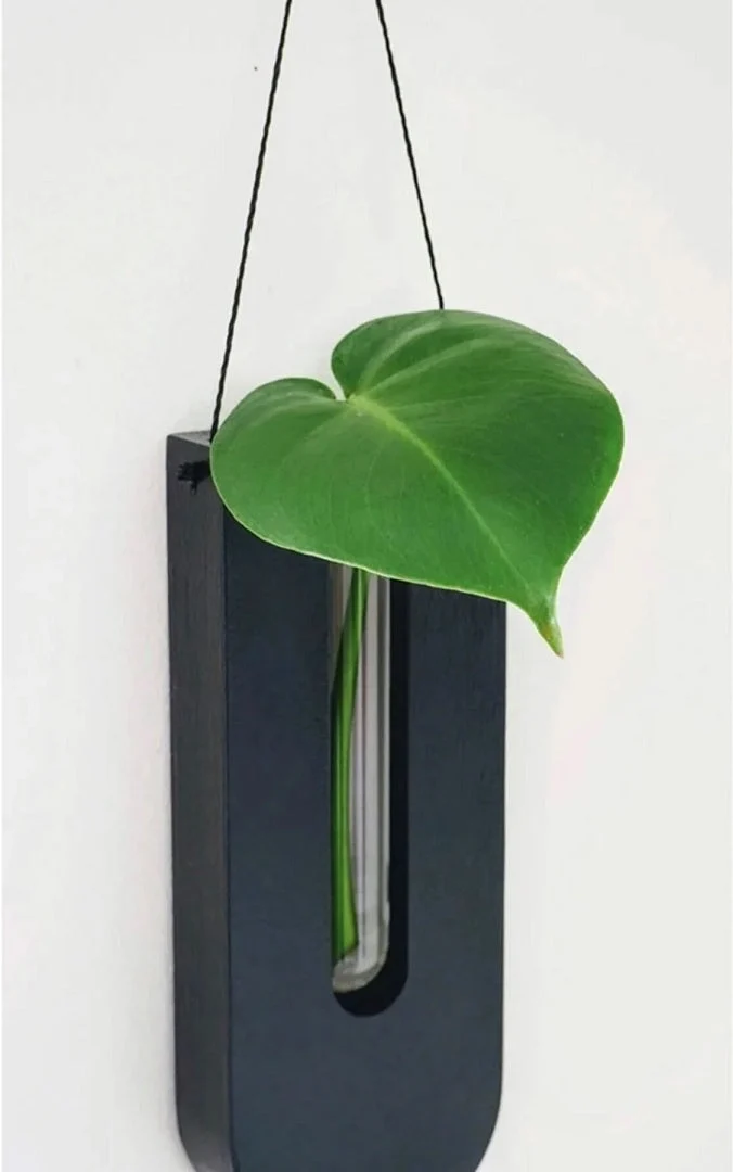 Houten Wand Bloemenhouders Set 7 Delig Pijnhout Verticale Plantenhouder | Sansoti