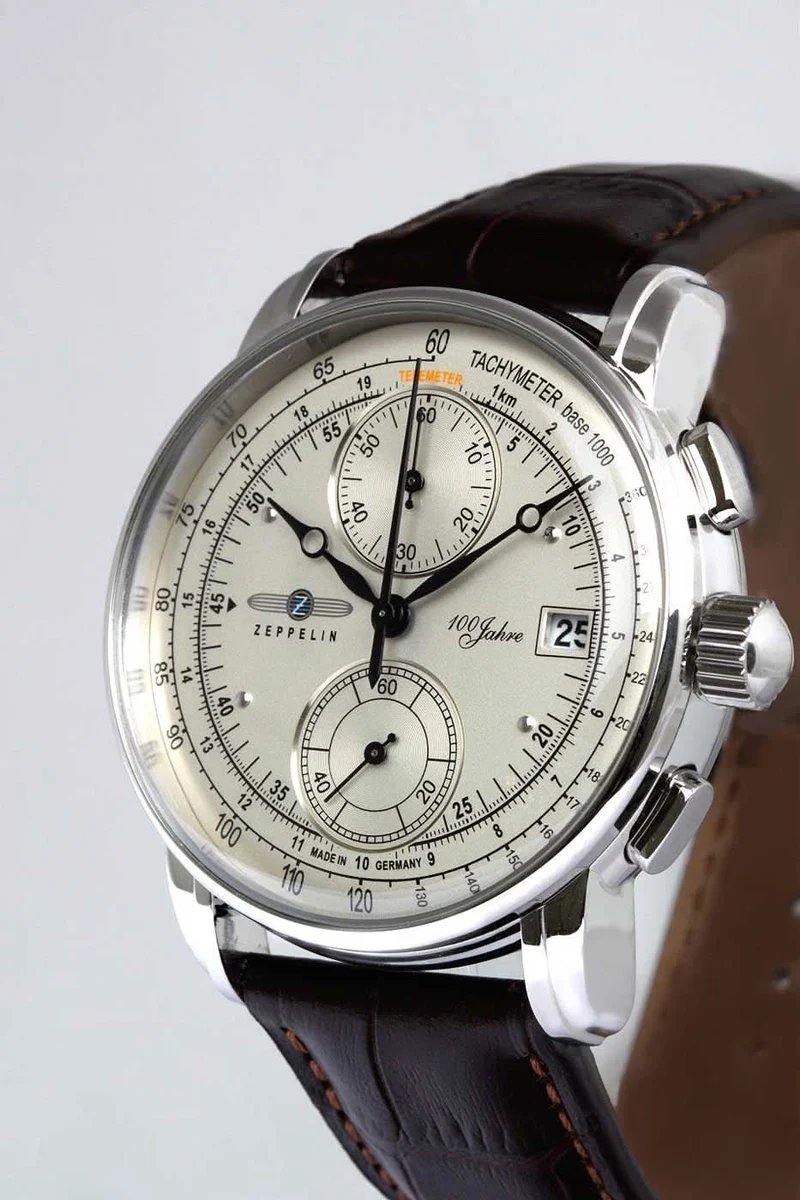 Zeppelin 100 Jahre Zeppelin 8670-1 Herrenuhr • Made in Germany • Chronograph