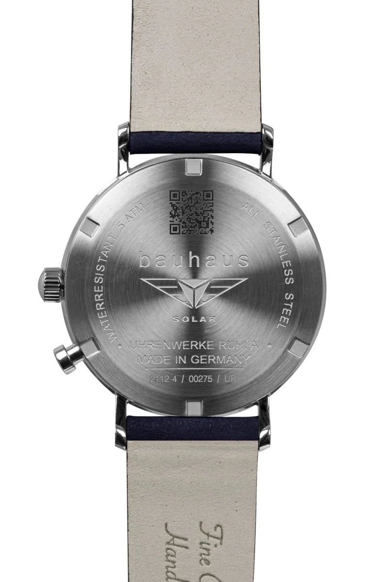 Bauhaus 2112-3 Herrenuhr • Solar-Antrieb • Made in Germany