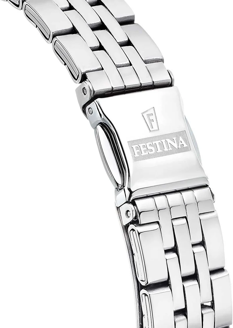 Festina Mademoiselle F16867/4 Damenuhr • Feminine Eleganz • Edelstahl mit Zirkonia