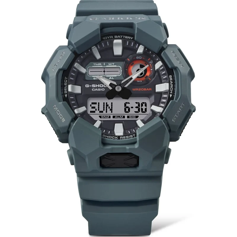 Casio GA-010-2AER G-Shock Classic Herrenuhr Blau • Analog-Digital • Carbon Core Guard