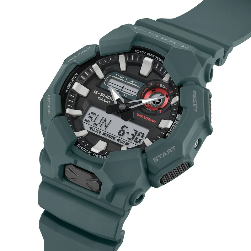 Casio GA-010-2AER G-Shock Classic Herrenuhr Blau • Analog-Digital • Carbon Core Guard