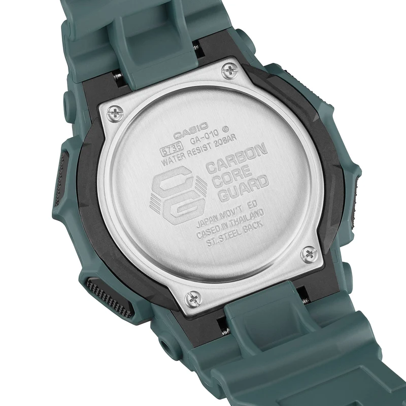 Casio GA-010-2AER G-Shock Classic Herrenuhr Blau • Analog-Digital • Carbon Core Guard