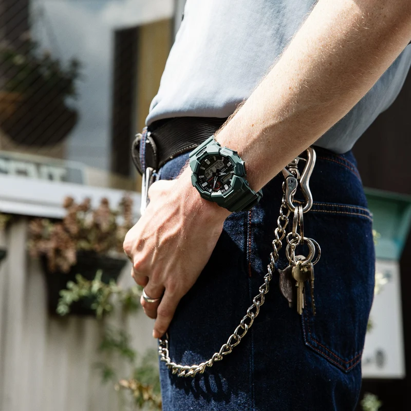 Casio GA-010-2AER G-Shock Classic Herrenuhr Blau • Analog-Digital • Carbon Core Guard