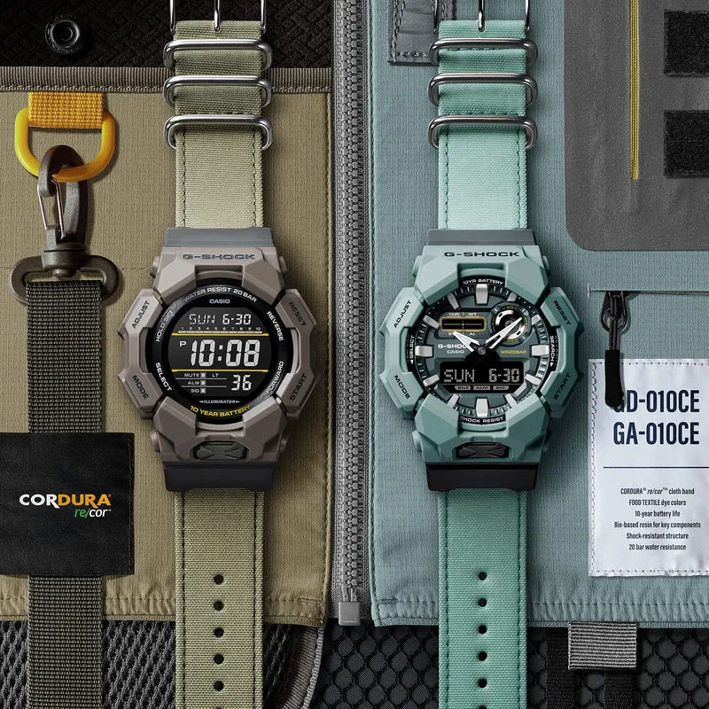 Casio G-Shock GA-010CE-2AER Herrenuhr • 10 Jahre Batterielebensdauer • Carbon Core Guard