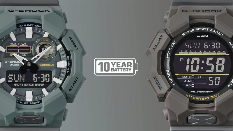 Casio G-Shock GA-010CE-2AER Herrenuhr • 10 Jahre Batterielebensdauer • Carbon Core Guard