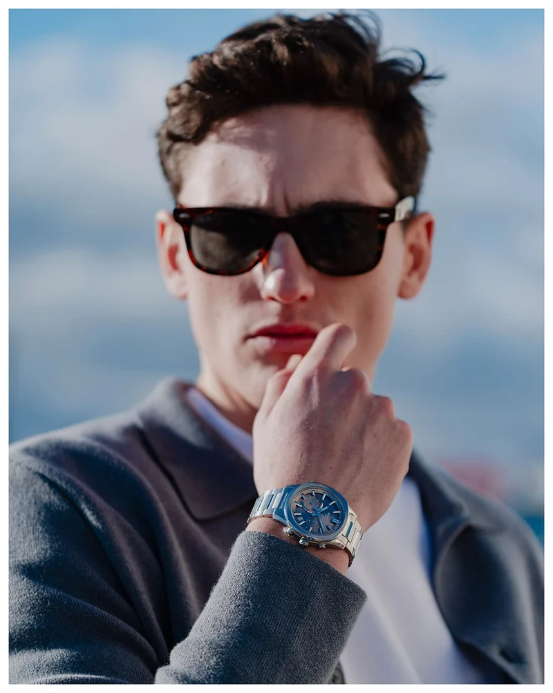 Casio Edifice EQB-1300D-5AEF Herrenuhr • Tough Solar & Bluetooth • Saphirglas