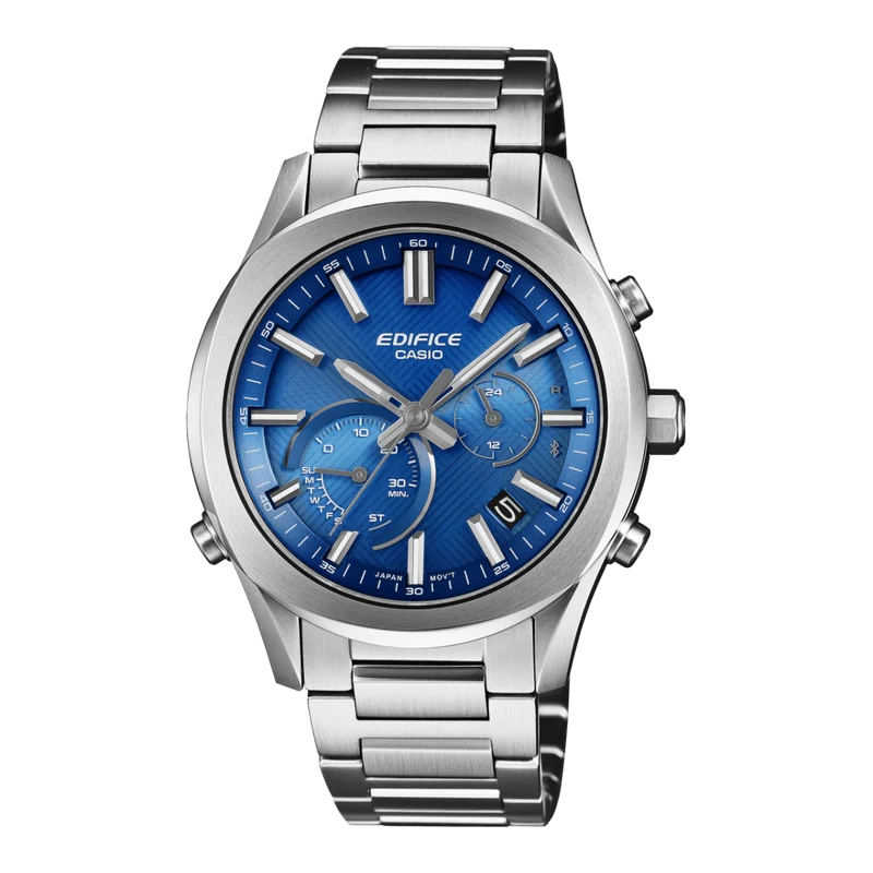 Casio Edifice EQB-1300D-2AEF-1 Herren Armbanduhr Blau • Saphirglas • Solar-Bluetooth