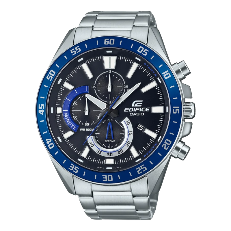 Casio Edifice EFV-620D-1A2VUEF Herrenuhr Blau • Chronograph • 10 BAR Wasserdicht
