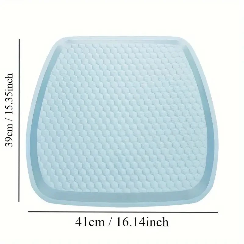 Ergonomisch Zitkussen met Koelgel Memory Foam voor Optimale Drukverlichting Bureaustoel Auto Kantoor 42x37cm | Sansoti