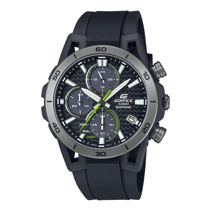 Casio EFS-S640PB-1AVUEF Herrenuhr Edifice • Solar-Chronograph • Karbon-Zifferblatt