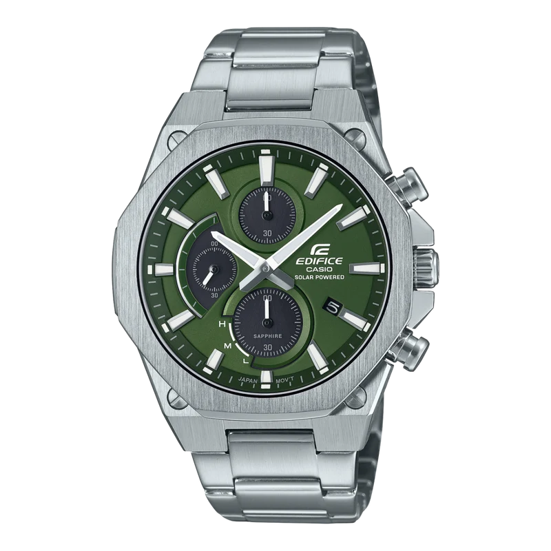 Casio Edifice EFS-S570D-3AUEF Herrenuhr • Solarchronograf • Saphirglas