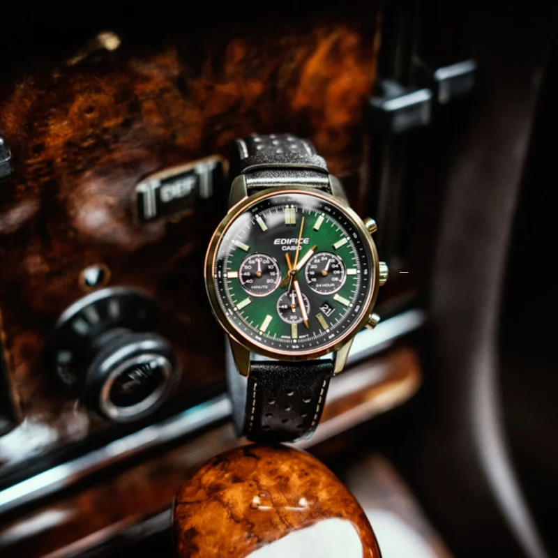 Casio Edifice EFR-575CL-3AEF Herren Armbanduhr • Chronograph • Edelstahlgehäuse
