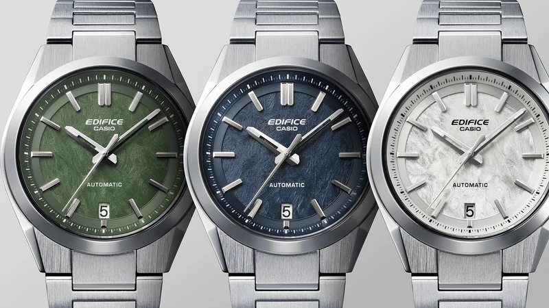 Casio Edifice EFK-100D-7AER Herrenuhr • Automatikwerk mit Saphirglas • Durchsichtiger Gehäuseboden