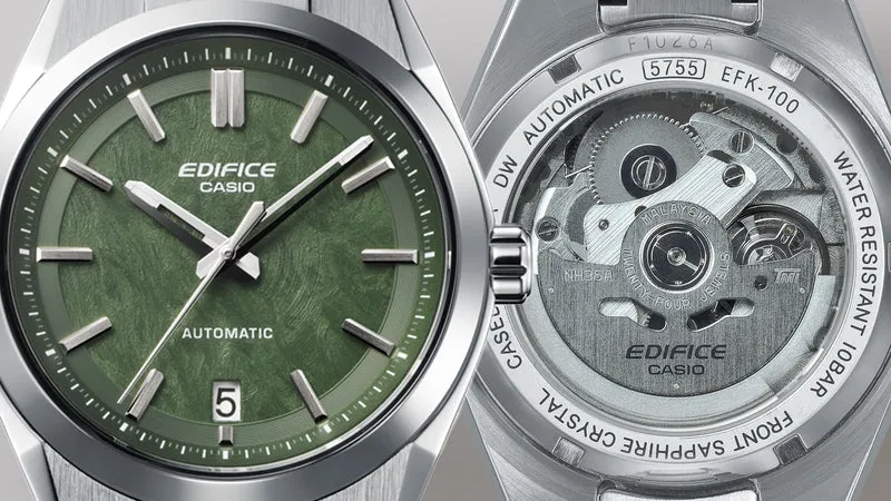 Casio EFK-100D-3AER Edifice Herren Armbanduhr • Automatikwerk • Saphirglas