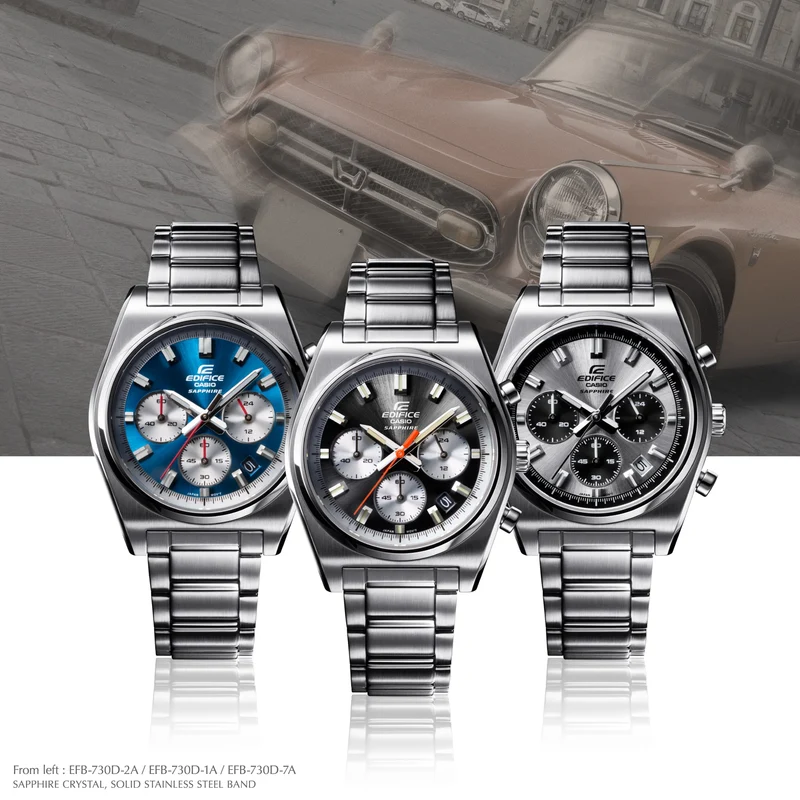 Casio Edifice EFB-730D-7AVUEF Herrenuhr • Saphirglas • Chronograph