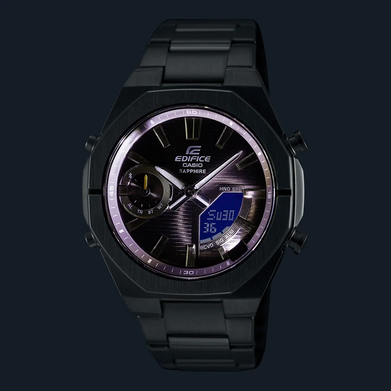 Casio ECB-S10D-2AEF Edifice Herrenuhr Blau • Bluetooth Smartphone-Link • Saphirglas