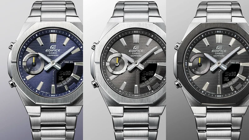 Casio ECB-S10D-2AEF Edifice Herrenuhr Blau • Bluetooth Smartphone-Link • Saphirglas