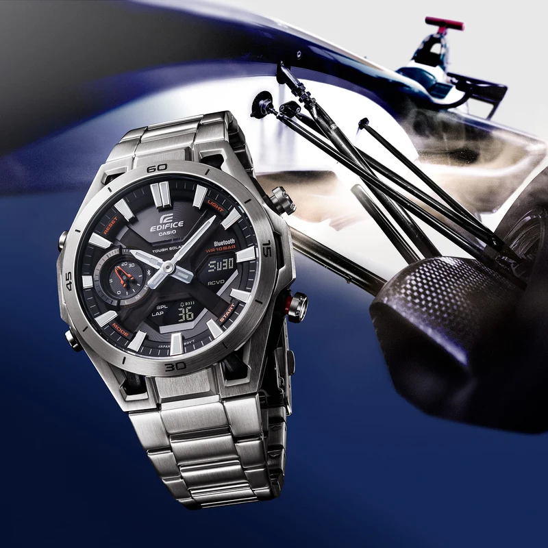 Casio Edifice Sospensione ECB-2300D-1AEF Herrenuhr • Tough Solar • Bluetooth Smartphone-Link