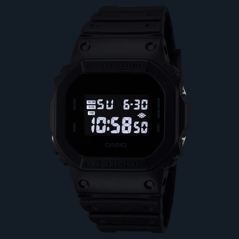 Casio G-Shock DW-5600UBB-1ER Herren Armbanduhr Schwarz • Digitales Display • 200 m Wasserdichtigkeit