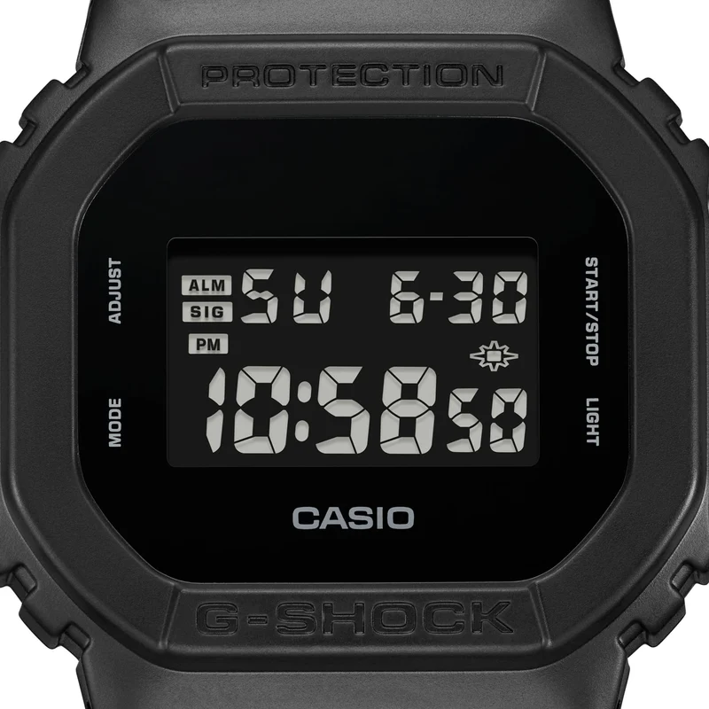 Casio G-Shock DW-5600UBB-1ER Herren Armbanduhr Schwarz • Digitales Display • 200 m Wasserdichtigkeit