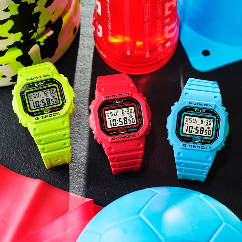 Casio DW-5600EP-4ER Herrenuhr G-Shock • 20 BAR Wasserdicht • Stoßfest