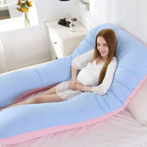 Lichaamskussen Volledig Steunend Ergonomisch Zwangerschap Rug Nek Zijslaper Pijnverlichting Comfort Slaap | Sansoti