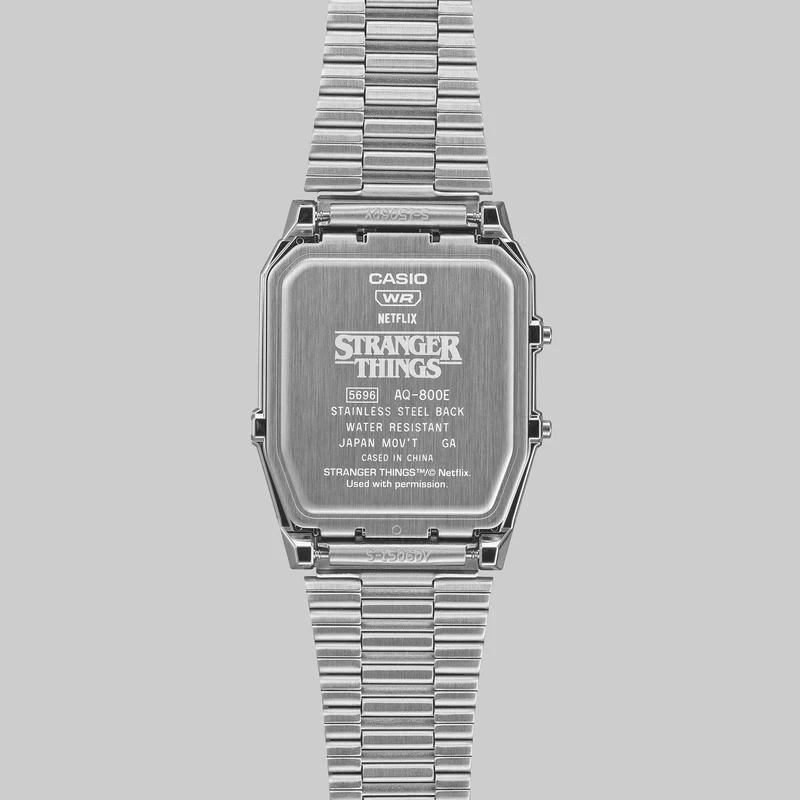 Casio Vintage AQ-800EST-1AER Armbanduhr Schwarz • Casio x Stranger Things • Analog-Digital