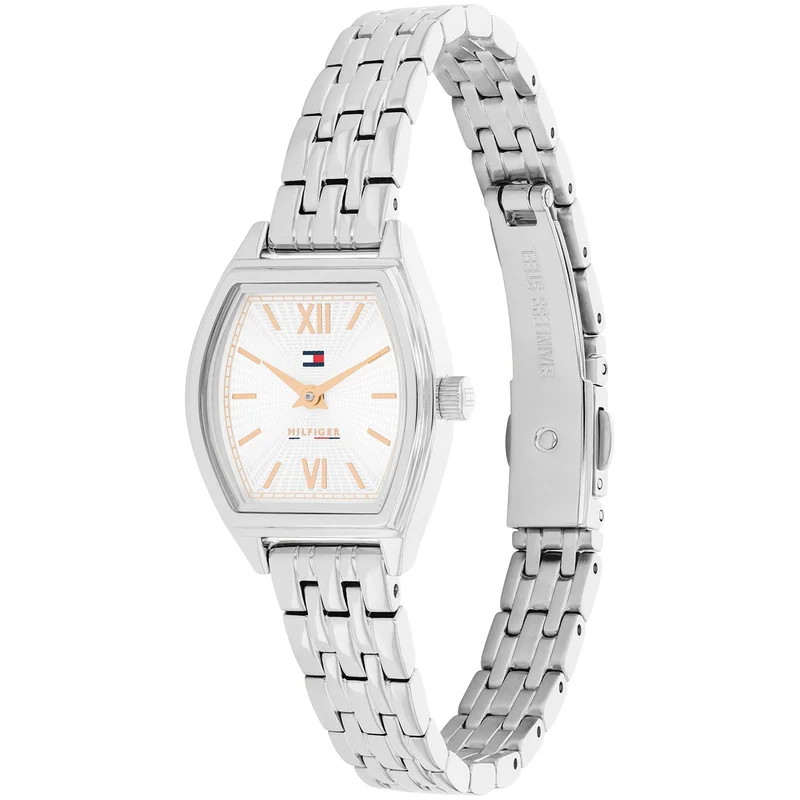 Tommy Hilfiger Norah 1782872 Damen Armbanduhr Silber • Mineralglas • Edelstahlgehäuse