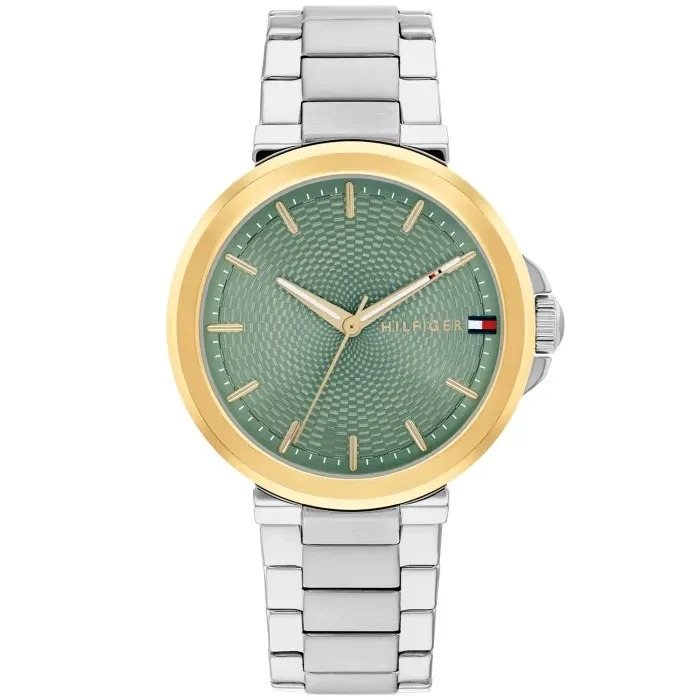 Tommy Hilfiger Lori 1782778 Damen Armbanduhr Grün • Mineralglas • 5 ATM Wasserdicht