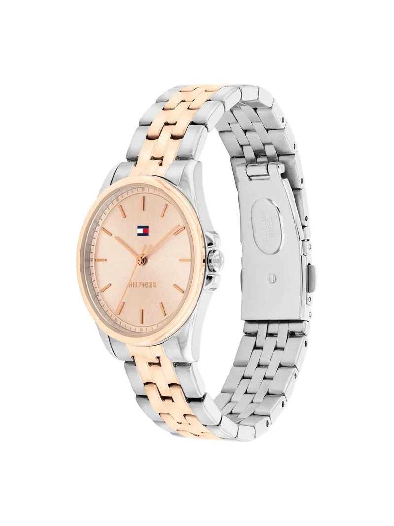 Tommy Hilfiger Jade 1782772 Damen Armbanduhr Bicolor • Quarzwerk • Edelstahlgehäuse 30 mm