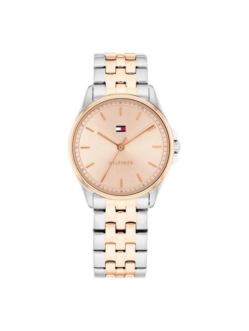 Tommy Hilfiger Jade 1782772 Damen Armbanduhr Bicolor • Quarzwerk • Edelstahlgehäuse 30 mm