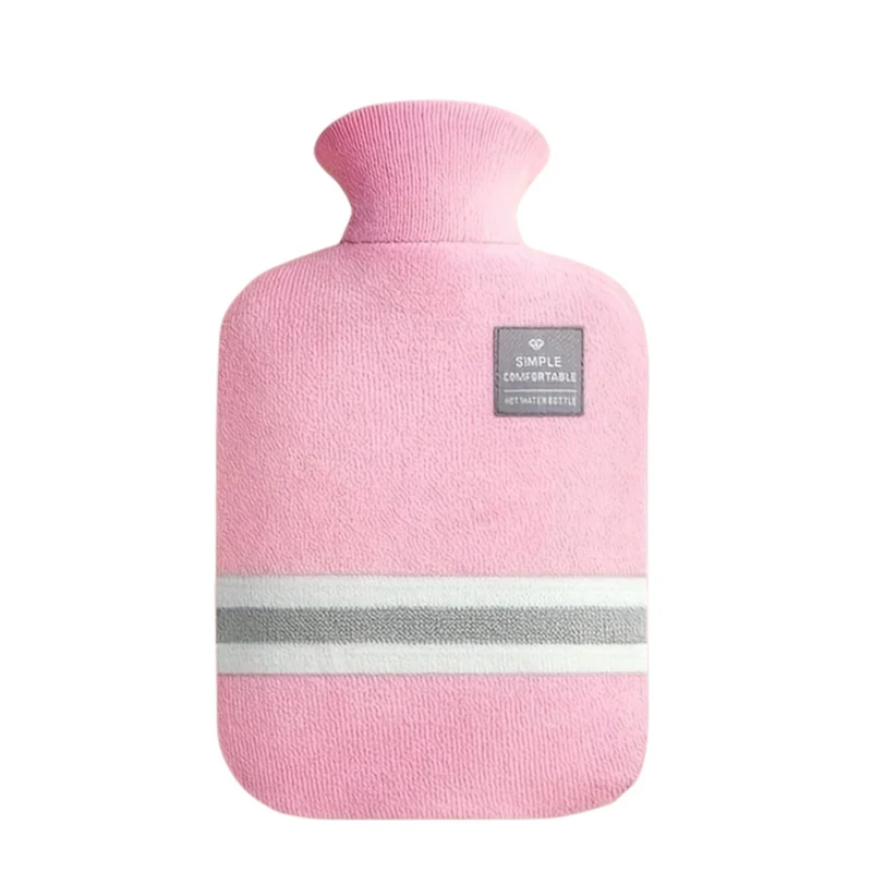Kruik met Gebreide Hoes 1 Liter Warmtehoudend Comfort voor Koude Winterdagen Ontspanning Thuis Wellness | Sansoti