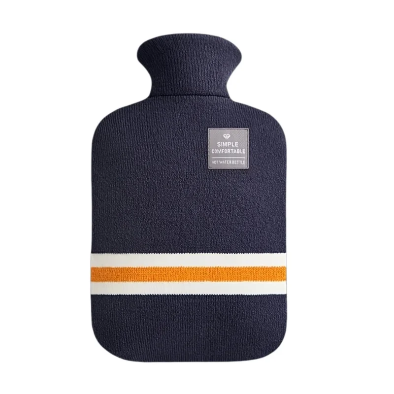 Kruik met Gebreide Hoes 1 Liter Warmtehoudend Comfort voor Koude Winterdagen Ontspanning Thuis Wellness | Sansoti