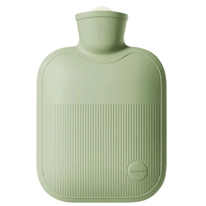 Warmwaterkruik 2000ml Lekvrij met Zachte Fleece Hoes voor Koude Voeten Handen en Rug Winterwarmte Comfort | Sansoti