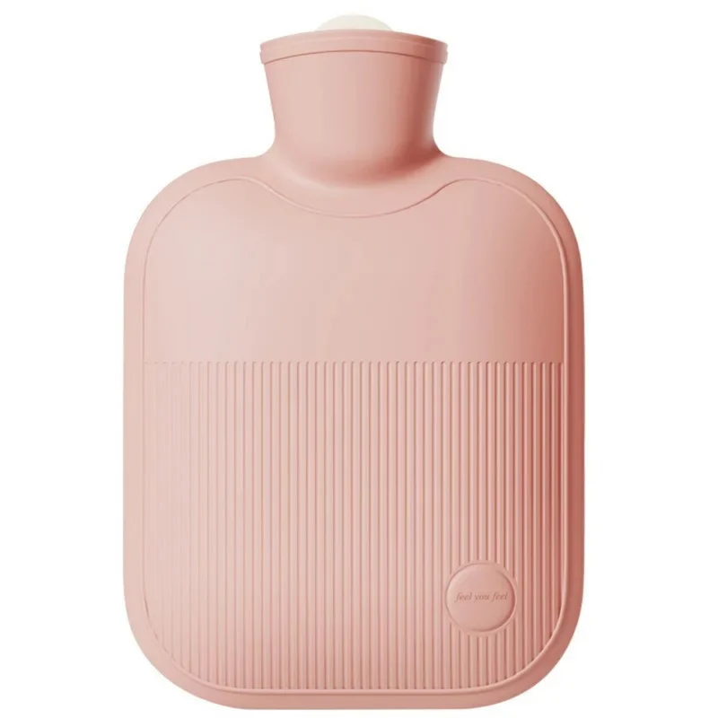 Warmwaterkruik 2000ml Lekvrij met Zachte Fleece Hoes voor Koude Voeten Handen en Rug Winterwarmte Comfort | Sansoti