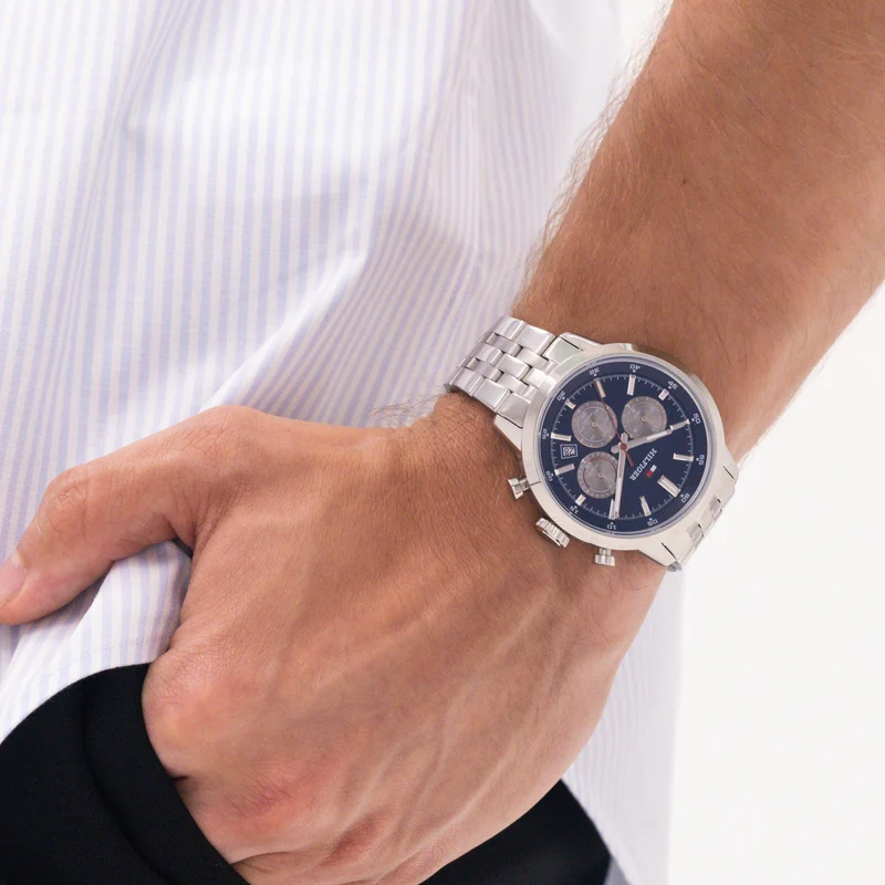 Tommy Hilfiger Kent 1710753 Herren • Chronograph • Mineralglas