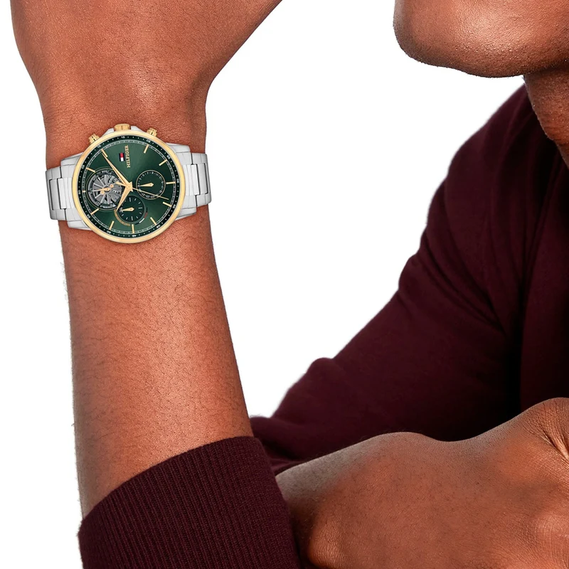 Tommy Hilfiger Stewart 1710735 Herren • Chronograph • Leuchtzeiger