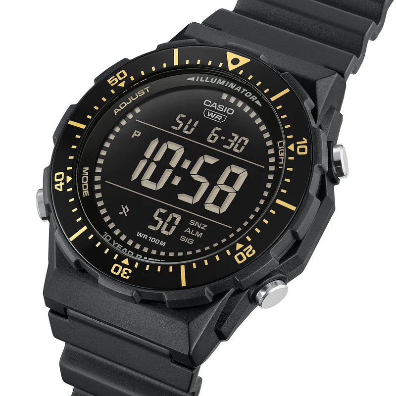 Casio Timeless AE-1700H-1BVEF Armbanduhr Schwarz • 100m Wasserdicht • LED-Beleuchtung