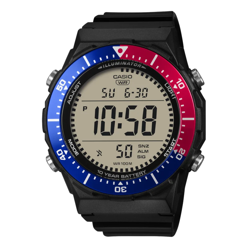 Casio Timeless AE-1700H-1A2VEF Herren Armbanduhr Schwarz • 100m Wasserdicht • 10 Jahre Batterielaufzeit