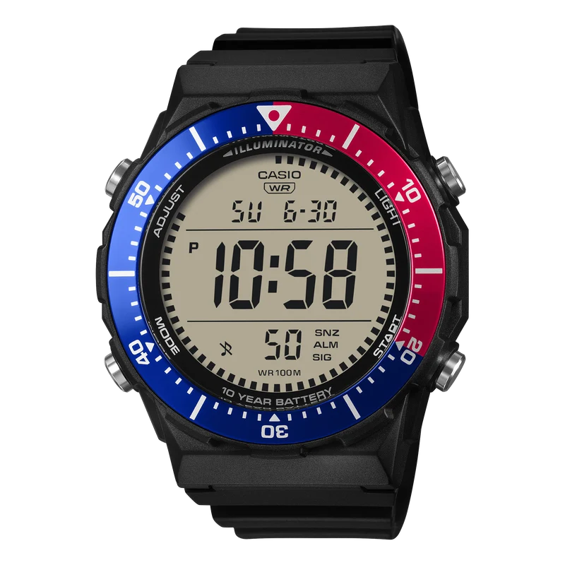 Casio Timeless AE-1700H-1A2VEF Herren Armbanduhr Schwarz • 100m Wasserdicht • 10 Jahre Batterielaufzeit