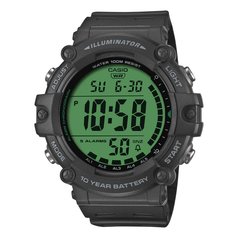 Casio Timeless AE-1500WHC-1AVEF Armbanduhr Schwarz • 100 m Wasserdicht • 10 Jahre Batterie