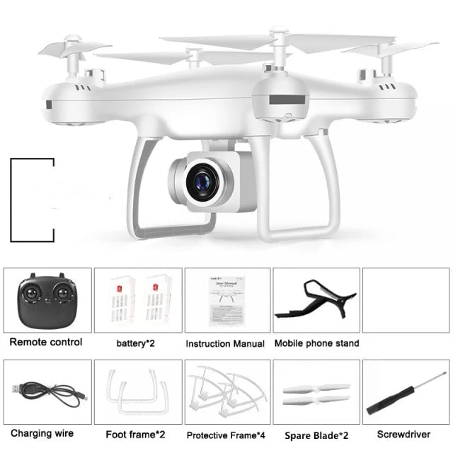 Professionele Quadcopter Drone 4K Camera 5G WiFi GPS Opvouwbaar Luchtfotografie Outdoor Zwart Wit RC | Sansoti