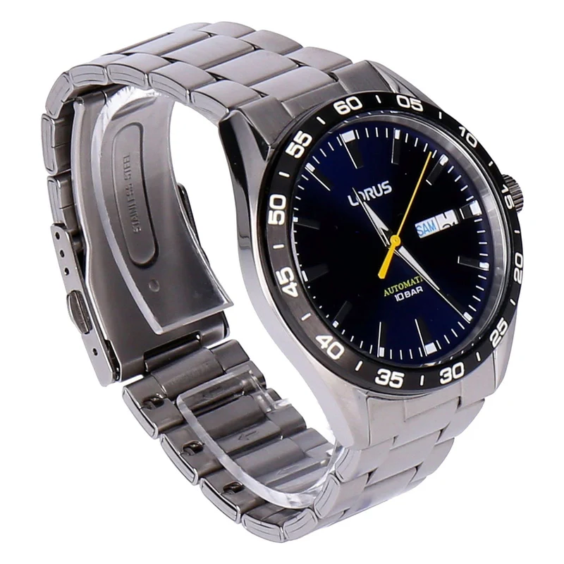 Lorus Herren Automatik Armbanduhr Edelstahl