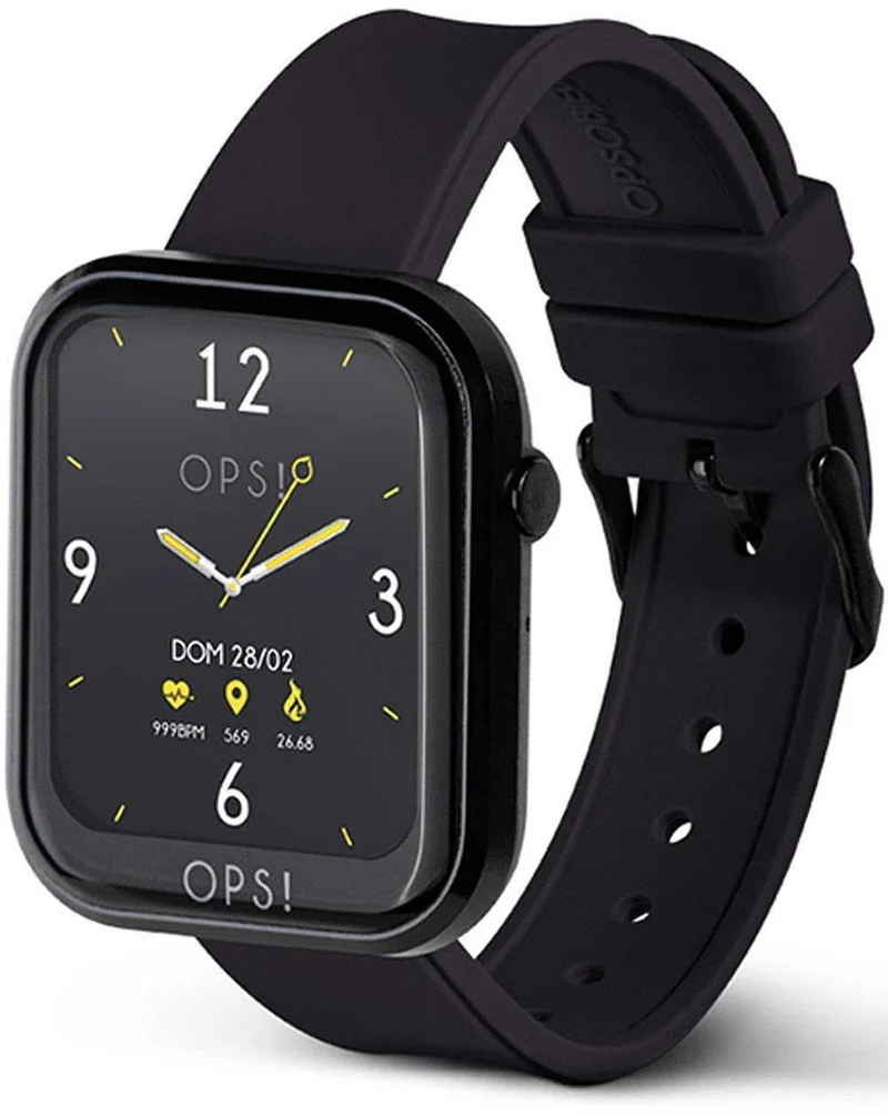 OPS! Smart Call OPSSW-09 Unisex-Smartwatch • Telefonfunktion • Italienisches Design