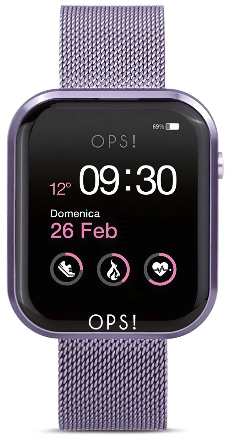 OPS! SMART CALL OPSSW-18 Unisex-Smartwatch • Italienisches Design • Telefonfunktion